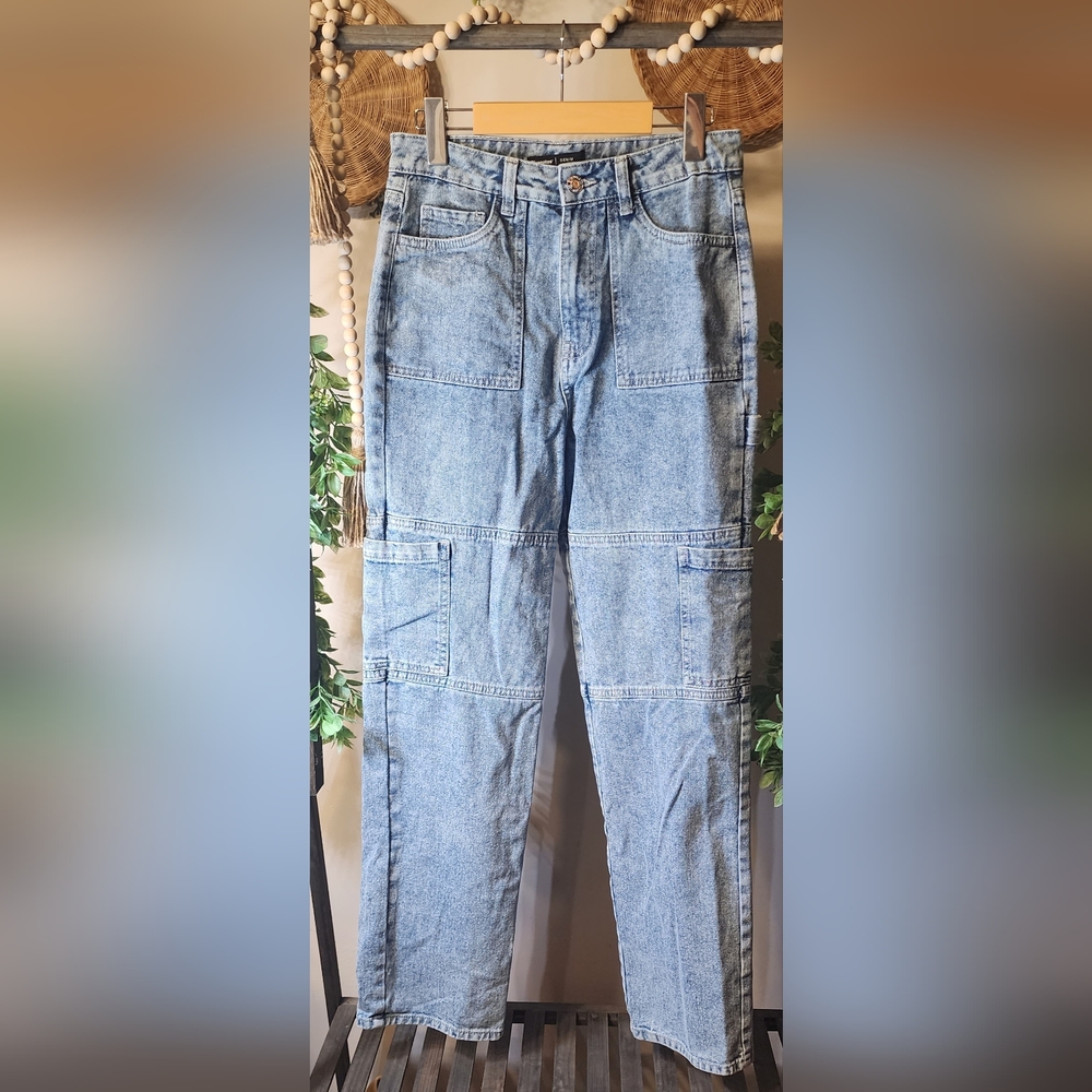 Bluenotes Denim - (4R) Super High Rise Carpenter Straight Jeans (NWOT)